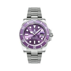 Wristwatch BAPE A Bathing Ape Type 1 Bapex Watch Silver/Purple Silver/Purple 482177