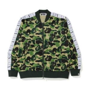 Jacket BAPE ABC Bapesta Tape Jersey Top Green Violet 482580