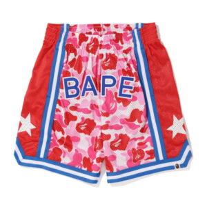 BAPE ABC Basketball Shorts Pink Pink 482590