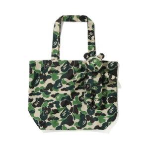 Shoulder bag BAPE ABC Bear Eco Bag Green Black 482646