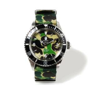 Wristwatch BAPE ABC Belt Type 1 Bapex Watch Green Red 482654