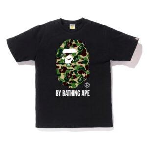 T-shirt BAPE ABC By Bathing Tee Black/Green Black/Green 483169