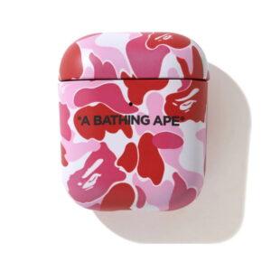 BAPE ABC Camo Airpods Case Pink Pink 483227