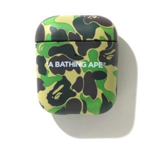 BAPE ABC Camo Airpods Case (SS21) Green Green 483735