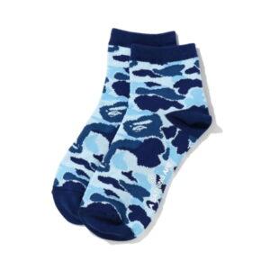 Sports socks BAPE ABC Camo Ankle Socks (SS20) Blue Blue 483748