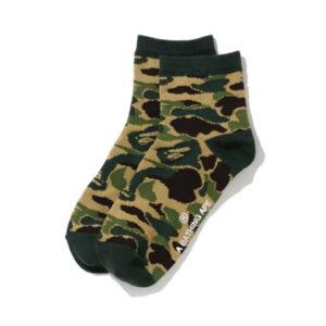 Sports socks BAPE ABC Camo Ankle Socks (SS20) Green Green 483744