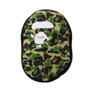 BAPE ABC Camo Ape Head Cushion Green Green 483756