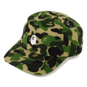 Baseball Cap BAPE ABC Camo Ape Head Panel Cap Green Blue 484289