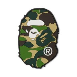 BAPE ABC Camo Ape Head Rubber Coaster Green Green 484306