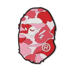 Bonfire BAPE ABC Camo Ape Head Rubber Coaster Pink Pink 484299