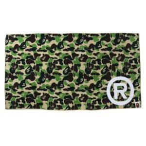 Towel BAPE ABC Camo Beach Towel Green Green 485188