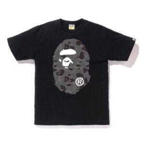 BAPE ABC Camo Big Ape Head Tee Black/Black Black/Black 485220