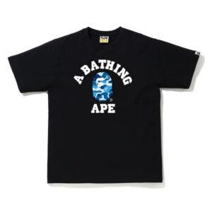 BAPE ABC Camo College Tee Black/Blue Black/Blue 486256