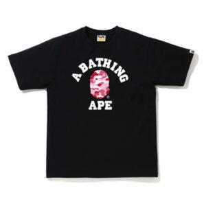 BAPE ABC Camo College Tee Black/Pink Black/Pink 486223