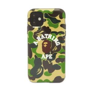 Protective case BAPE ABC Camo College iPhone 11 Case Green Green 486191