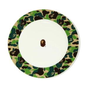 Plate BAPE ABC Camo Dishes Green White 487895