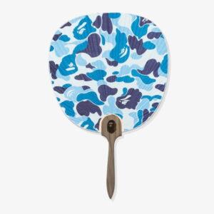 Fan BAPE ABC Camo Japanese Fan Blue Blue 488630