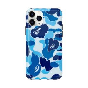 Protective case BAPE ABC Camo iPhone 11 Pro Case Blue Blue 488599