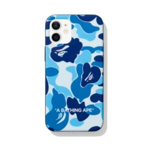 Protective case BAPE ABC Camo iPhone 12 Mini Case Blue Blue 488609