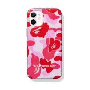 Protective case BAPE ABC Camo iPhone 12 Mini Case Pink Pink 488606