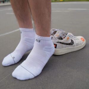 Sports socks Ehot 3X3 White Short Socks 478990