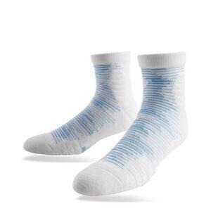 Sports socks Ehot Ace White-Blue Quarter Socks White 479979