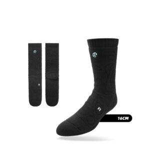 Sports socks Ehot Circles Black Crew Socks White 480360