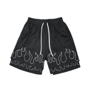 Sports shorts Ehot Flames Black Shorts 487822