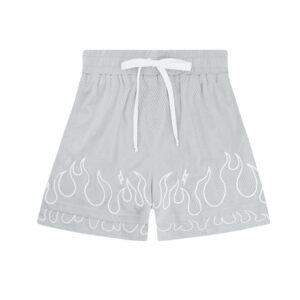 Sports shorts Ehot Flames Gray Shorts Black 487798