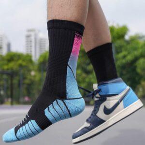 Sports socks Ehot Formation Black-Blue Crew Socks 485253