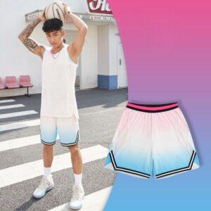 Sports shorts Ehot Miami Gradient White Shorts 487941