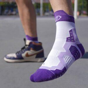 Sports socks Ehot Spalding Blocks Lakers Low Socks 484337