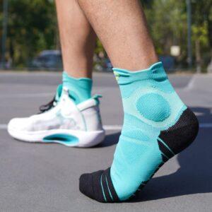 Sports socks Ehot Spalding Cyan-Black Low Cut Socks Black 480856