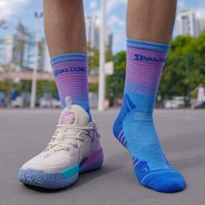 Ehot Spalding Gradient Blue Crew Socks 485241