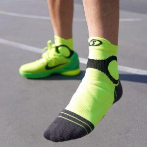 Sports socks Ehot Spalding Green-Black Low Cut Socks White 480852