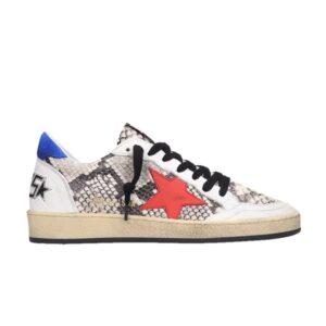 Sneakers Golden Goose Ball Star Python Red Multicolor G36WS592 A37