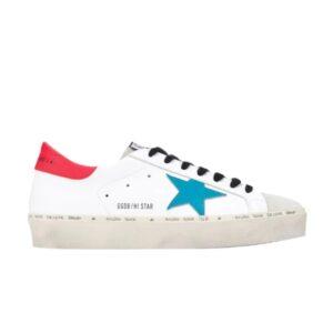 Sneakers Golden Goose Hi Star White Blue Red GMF00118 F000392 80344