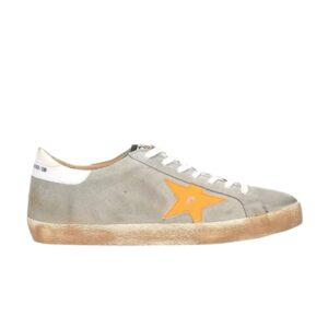 Sneakers Golden Goose Superstar Gray Fluo Orange G32MS590 F10