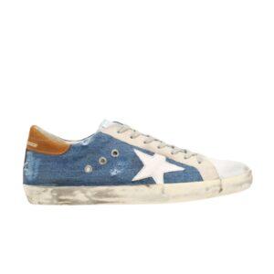 Sneakers Golden Goose Superstar Light Blue White G36MS590 U60