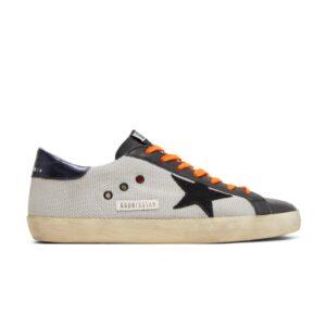 Sneakers Golden Goose Superstar White Black Orange GMF00101 F002131 10788