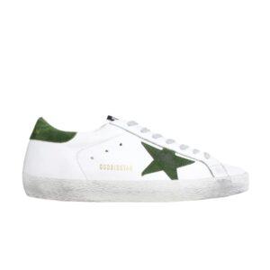 Sneakers Golden Goose Superstar White Green G34MS590 N17