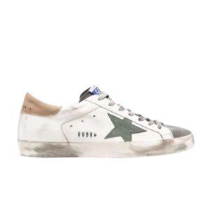 Sneakers Golden Goose Superstar White Military Green GMF00103 F002538 81526