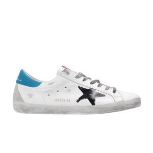 Sneakers Golden Goose Superstar White Petrol GMF00102 F000353 10282