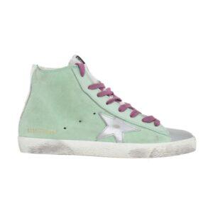 Sneakers Golden Goose Wmns Francy Donna High Mint Silver Star G34WS591 B80