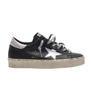 Sneakers Golden Goose Wmns Hi Star Black Silver G36WS945 B9