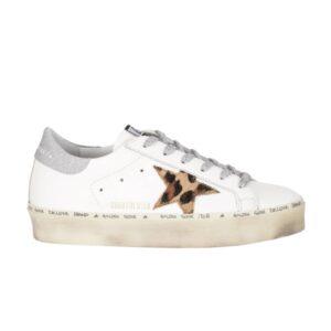 Sneakers Golden Goose Wmns Hi Star White Leopard G36WS945 M7