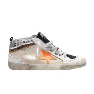 Sneakers Golden Goose Wmns Mid Star Orange Black G36WS634 V4