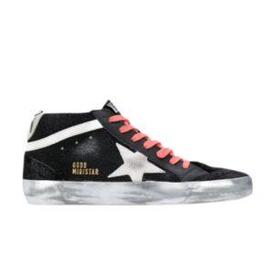 Sneakers Golden Goose Wmns Mid Star Wave Sparkle – Black White GWF00122 F000202 80203