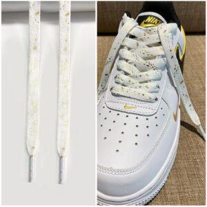 Gorilla Guard Air Force 1 Gold White Laces 471767