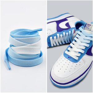 Gorilla Guard Air Force 1 Lakers Blue Gradient Laces 473696